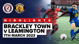 Highlights Brackley Town 1 2 Leamington [upl. by Okihsoy]