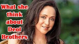 What does Hema Malini think of Sunny Deol and Bobby Deol  TOI [upl. by Louth535]