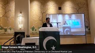 🔴 LIVE  From DC  The Future of Pakistan Democracy or un Declared Martial Law [upl. by Carlstrom]