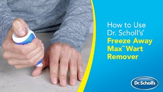 Dr Scholl’s  How to Use Freeze Away Max™ Wart Remover [upl. by Wilburt]