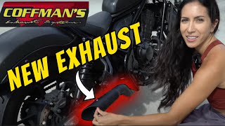 Coffmans Thunder Exhaust on Honda Rebel Worth the Hype Install amp Review [upl. by Brana]