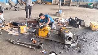 Hydraulic Fine Breaker Full Repair Repair Fine Breaker in Excavator Mechanic Gyan [upl. by Orelee]