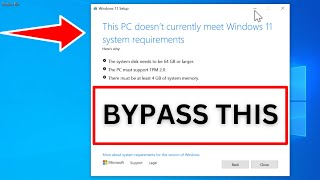 How to Upgrade to Windows 11 from Windows 10 Unsupported Hardware Easy Trick [upl. by Adnima18]