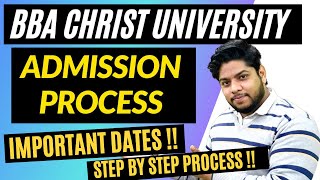 Christ University BBA Admission process 2022 Entrance exam syllabus pattern complete details [upl. by Efrem124]