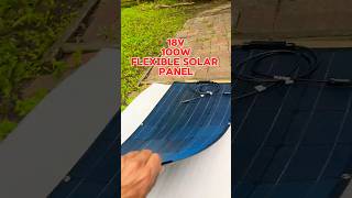 18V 100W SemiFlexible Solar Panel solarenergy RTT dispersedcamping overlanding truckbedcamping [upl. by Suoicerp]