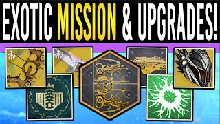 Destiny 2 NEW EXOTIC MISSION amp WEAPON UPGRADES New Catalysts Quests amp Exotic Reworks Season 23 [upl. by Adnahs]