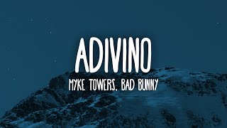 Myke Towers Bad Bunny  Adivino LetraLyrics [upl. by Attenod460]