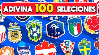 ️⚽️ Adivina 100 Escudos de Países 🤔🧠🧐  Trivia Fútbol  ¿Qué Selección es  DiverTrivia [upl. by Silda]