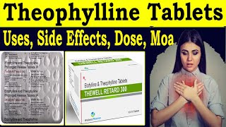 Theophylline tablet uses in hindi  Deriphyllin 150 mg tablet  uses Side Effects Dose Mechanism [upl. by Erialc]