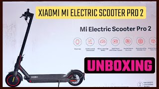 Xiaomi Mi Electric Scooter Pro 2  Unboxing [upl. by Macfadyn344]