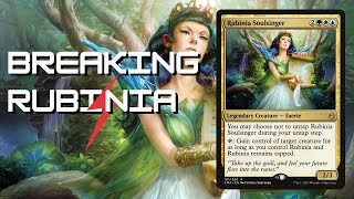 What are the best EDH cards for Rubinia Soulsinger  Steal your creatures Commander of the month [upl. by Gnivri711]