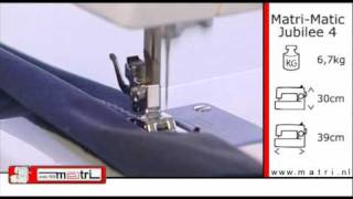 MatriMatic Jubilee 4 Promo Naaimachine sewingmachine machine a coudre nähmaschinen [upl. by Kera455]