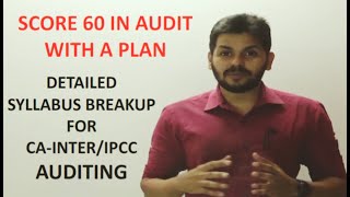 Detailed Preparation Strategy CAInterIPCC AUDITING to Score60 Exemption CA HARISH KRISHNAN [upl. by Adianes163]