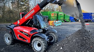 Manitou ULM 412 H Telehandler FIRST IMPRESSION [upl. by Hetty]