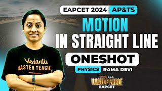 EAPCET 2024  Motion In Straight Line  One Shot  PYQs 🔥  2 Marks Confirmed 🚀  Unstoppable EAPCET [upl. by Asilav236]