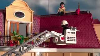 👩🏻‍🚒 Playmobil Film Deutsch Der Luftballon  mit der Playmobil Feuerwehr  PM Kinderfilm Studio [upl. by Grindle]