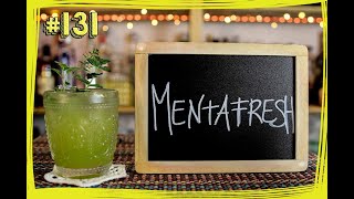 131 Bar Mita  Cocktail stile MOJITO ANALCOLICO con sciroppo di 3 mente succo di limone e soda [upl. by Clemen]