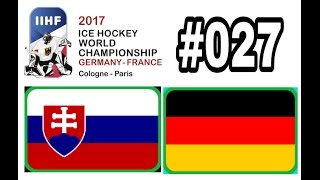 Eishockey WM 2017 027 Slowakei VS Deutschland  Lets Play NHL17 PS4 [upl. by Ajnin730]