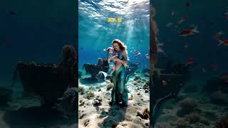 Mermaid Let’s take a look at the underwater world Beautiful moments underwater Mermaid [upl. by Gearard]