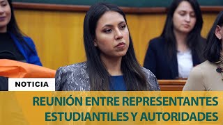 Autoridades y representantes estudiantiles de la Andina se reunieron [upl. by Genovera]