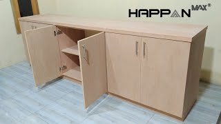 Membuat Sendiri Lemari Kabinet dari Triplek Mudah dan Cepat Menggunakan Plywood HAPPANMax® [upl. by Zola]