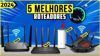 Os 5 Melhores Roteador Roteador Wifi Em 2024  Tem Wifi 6 Mesh e Outros [upl. by Sirromed]