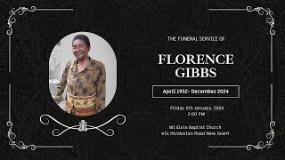 The Funeral Service of Florence Gibbs  Friday 5th January 2024 [upl. by Enia]