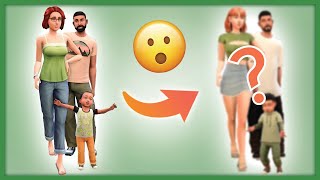 FULL PANCAKES Family MAKEOVER🥞🧸CAS CC Links in description [upl. by Leahci917]