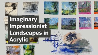 Course Preview  Imaginary Impressionist Landscape in Acrylic Jonathan Newey [upl. by Liagabba]