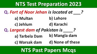 NTS Test Preparation 2023  NAT Test Preparation 2023  NTS Preparation 2023  NTS Past Papers Mcqs [upl. by Yattirb]