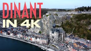 4K DRONE  Epic city of Dinant amp Citadelle de Namur Belgium [upl. by Hallerson]