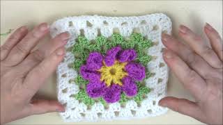 Comment faire un granny fleur super facile [upl. by Fanchon]