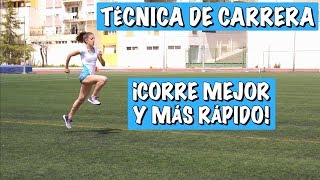 TÉCNICA DE CARRERA para correr mejor y más rápido [upl. by Harwell]