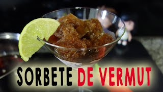 Receta de sorbete granizado de vermut para fiestas y reuniones  Los Gourmeteros [upl. by Lucinda]