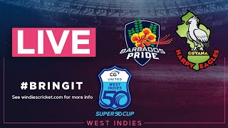 🔴 LIVE Barbados v Guyana  CG United Super50 2023 [upl. by Harriot]