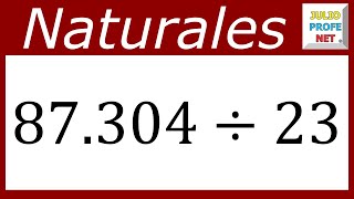 DIVISIÓN POR DOS CIFRAS  Ejercicio 2 [upl. by Trellas]