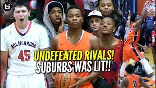 Suburbs Was LIT UNDEFEATED RIVALS Romeoville vs Bolingbrook HS Basketball Highlights [upl. by Jone]