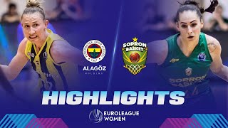 Fenerbahce Alagoz Holding v Sopron Basket  QuarterFinals Highlights  EuroLeague Women 202223 [upl. by Heise]