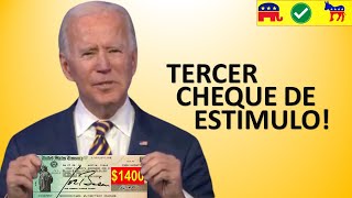 1400 BUENAS NOTICIAS TERCER Cheque de Estímulo NUEVA AYUDA DE 450  Extension del Desempleo [upl. by Sihonn]