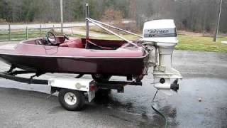 Checkmate speedboat with johnson 70hp [upl. by Onfroi]