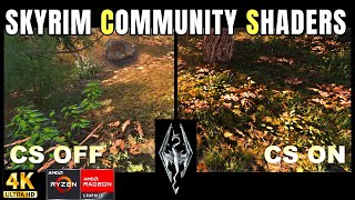 ENB competitor Communtity Shaders PBR Test and Comparison [upl. by Nelram657]