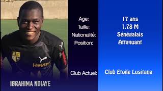 Ibrahima Ndiaye StrikerWinger Senegalese 19 [upl. by Morris]