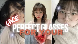 Find the Perfect Glasses for Your Face Shape ✨  Cute amp Aesthetic Guide 🌸 [upl. by Jone]