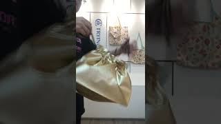 gold color emboss non woven bag [upl. by Cowley]