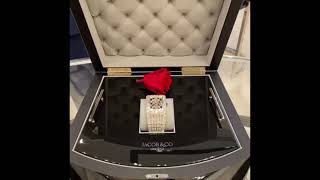 10000000 Jacob amp Co Unboxing  featuring the Billionaire watch  MUST SEE [upl. by Cori138]