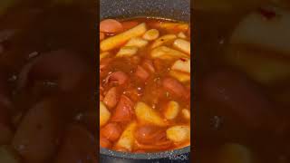 spicy korean rice cakes tteokbokki recipe [upl. by Freya]