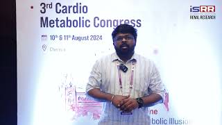 Dr Sharan KR Shares His Experience at the 3rd Cardio Metabolic Congress  Insights from Puducherry [upl. by Samale]