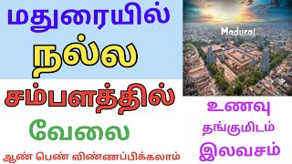 💥 மதுரையில் நல்ல சம்பளத்தில் வேலை  DailyVelaiVaipu [upl. by Cordova253]