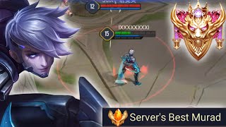 SERVER BEST MURAD PRO GAMEPLAY  Arena of Valor Murad Gameplay 10 [upl. by Wetzell]