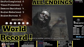 WORLD RECORD speedrun All EndingsStory in 5552 Minutes [upl. by Kooima]